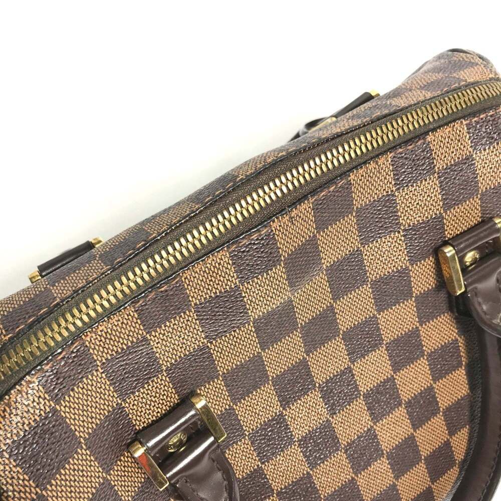 LOUIS VUITTON Authentic Brown Damier Canvas Boston Bag - Picture 6 of 11